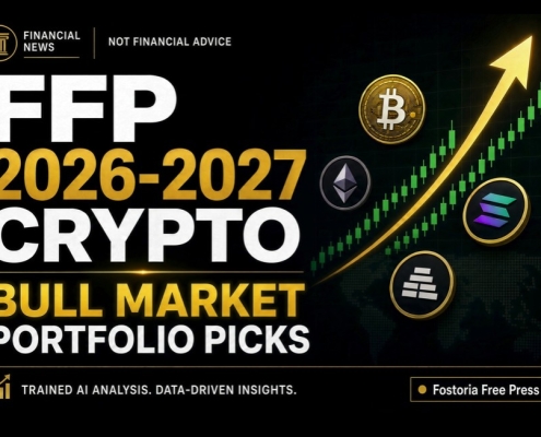 Fostoria News Crypto market bullish trend with Bitcoin, Ethereum, and other coins rising.